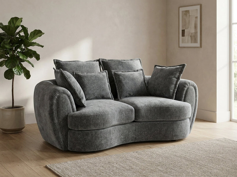 Dorchester Charcoal 2 Seater Sofa – view 1
