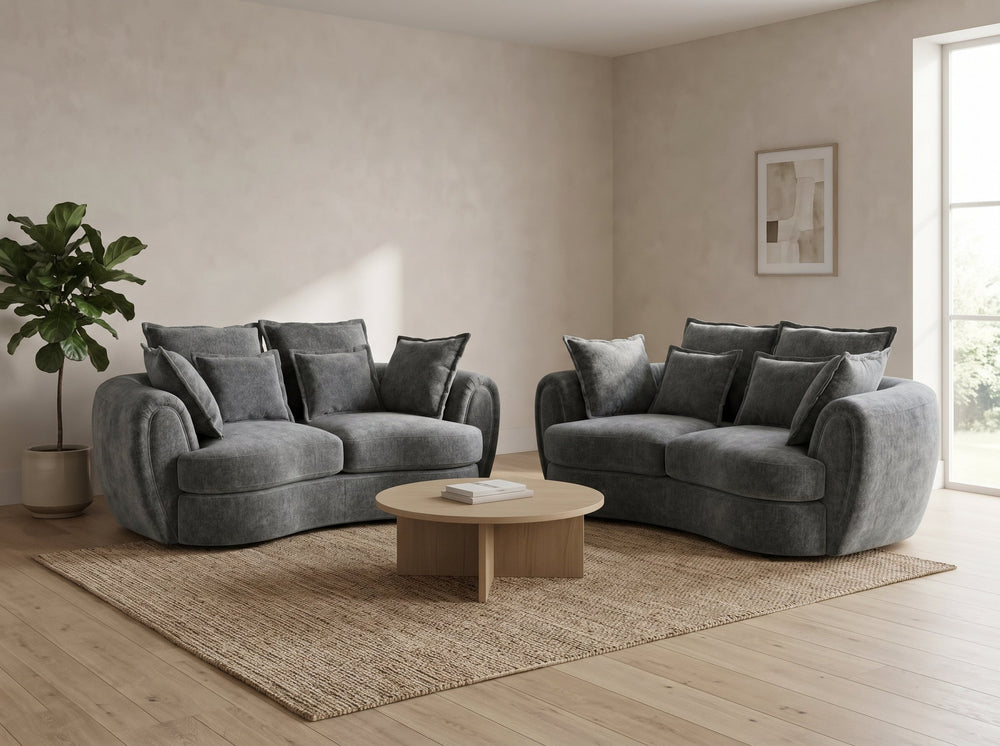 Dorchester Charcoal 3+2 Sofa Set – view 1