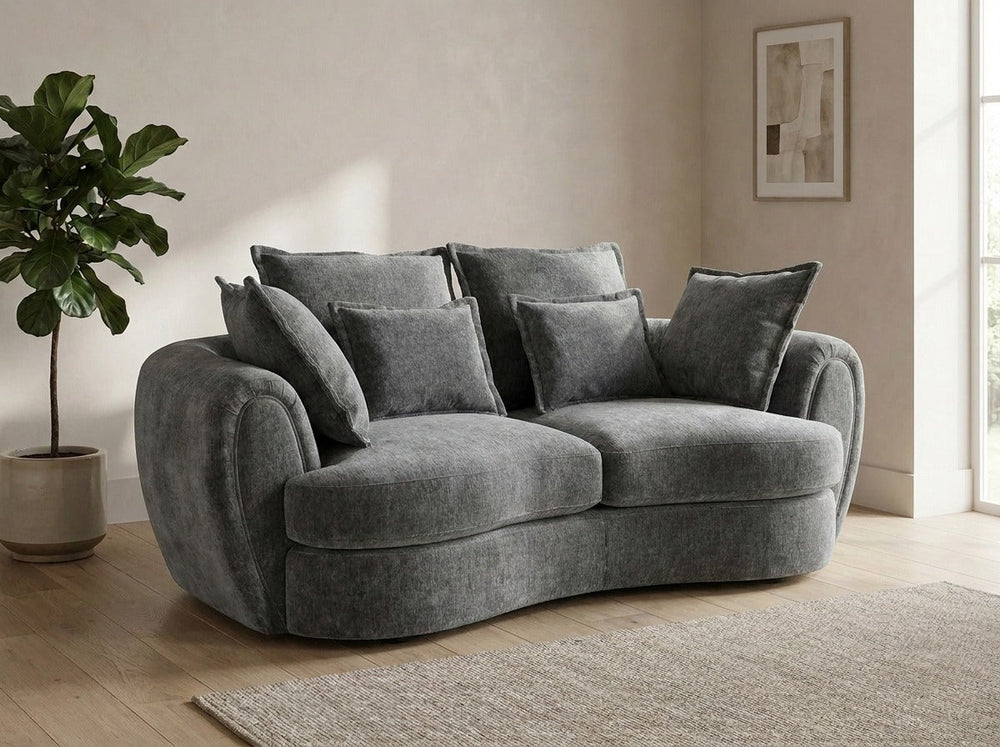 Dorchester Charcoal 3 Seater Sofa – view 1