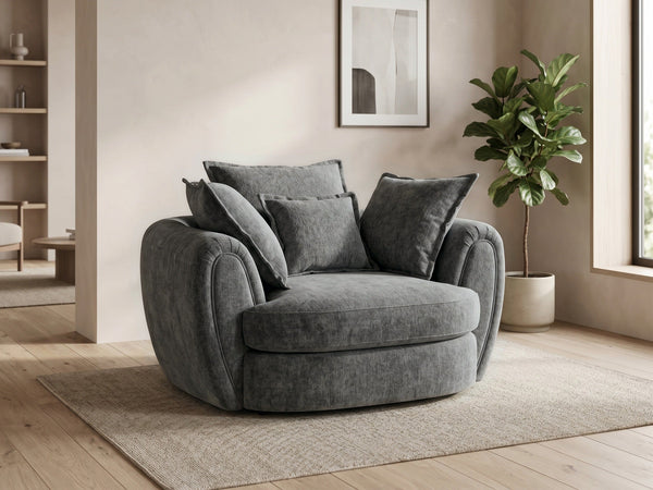 Dorchester Charcoal Armchair – view 1
