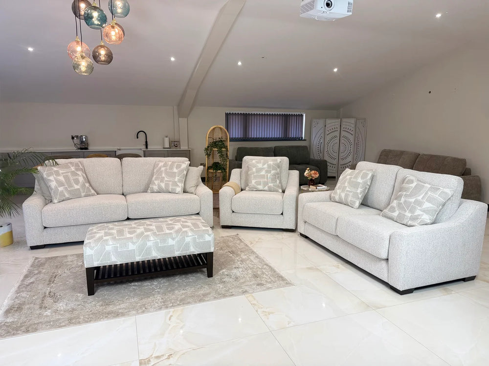 Douglas Beige 3+2 Sofa Set – Stylish Living Room Seating