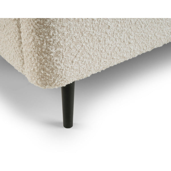EDEN BOUCLE BED 135CM - IVORY - Living with Luxury