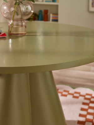 Fable Round Dining Table - Green - Living with Luxury