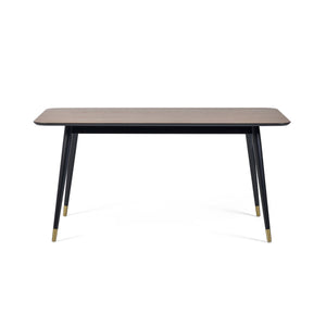 FINDLAY RECTANGULAR DINING TABLE - WALNUT & BLACK - Living with Luxury