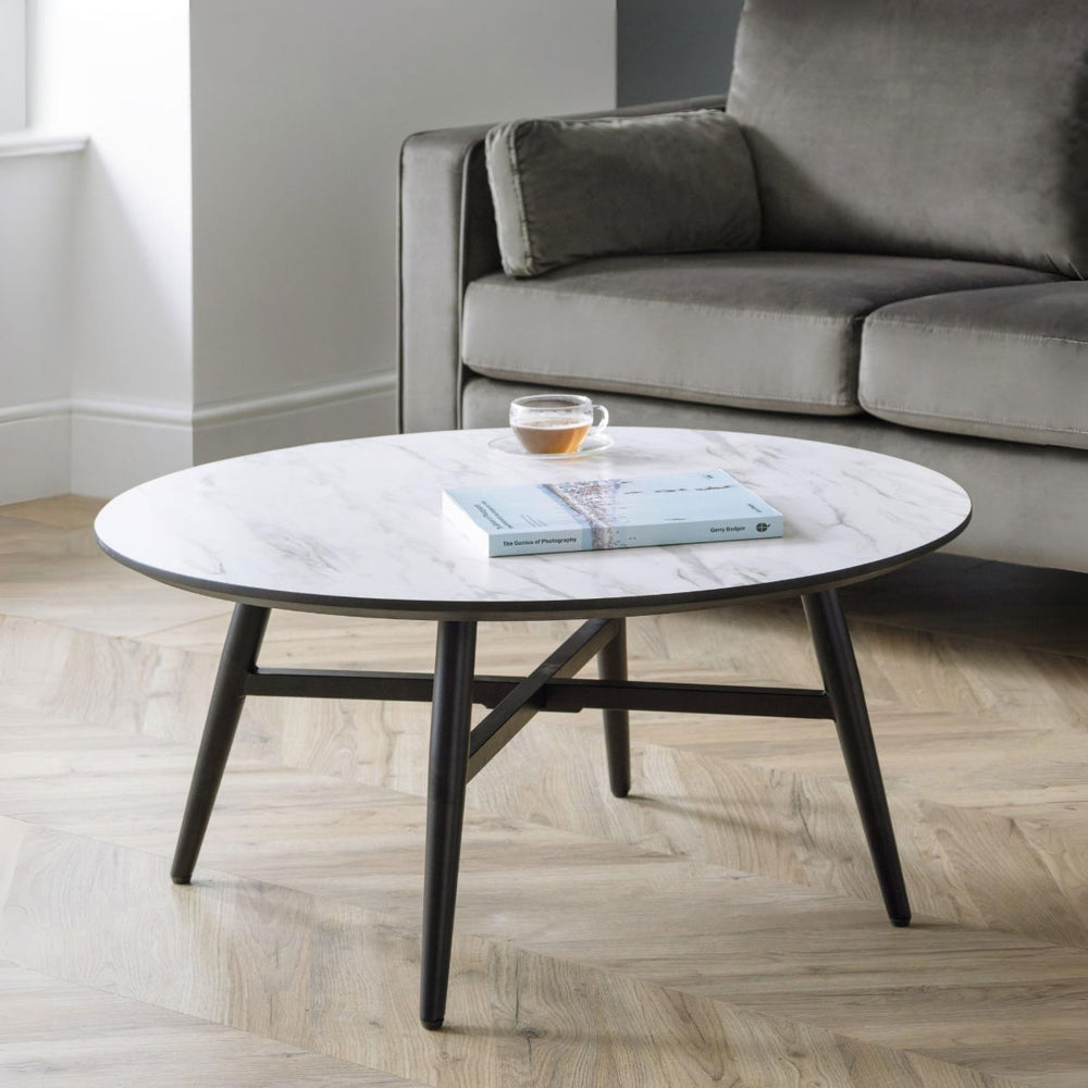 FIRENZE MARBLE EFFECT COFFEE TABLE - Living with Luxury