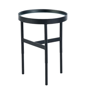 FRANKI MIRROR GLASS LAMP TABLE - Living with Luxury
