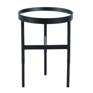 FRANKI MIRROR GLASS LAMP TABLE - Living with Luxury