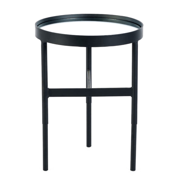 FRANKI MIRROR GLASS LAMP TABLE - Living with Luxury