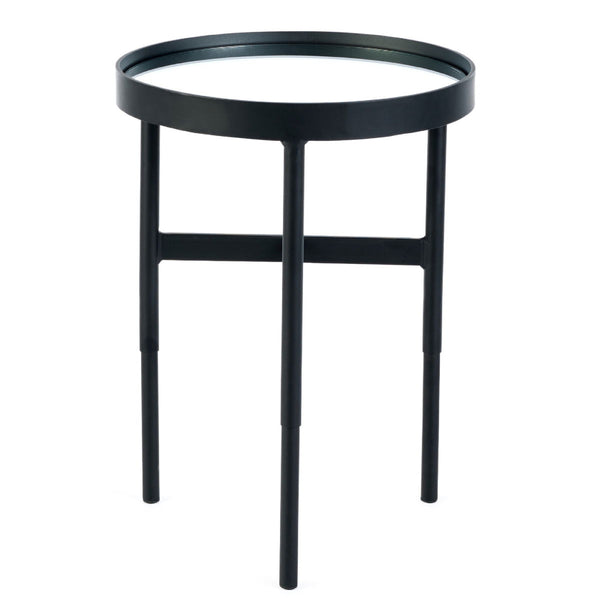 FRANKI MIRROR GLASS LAMP TABLE - Living with Luxury