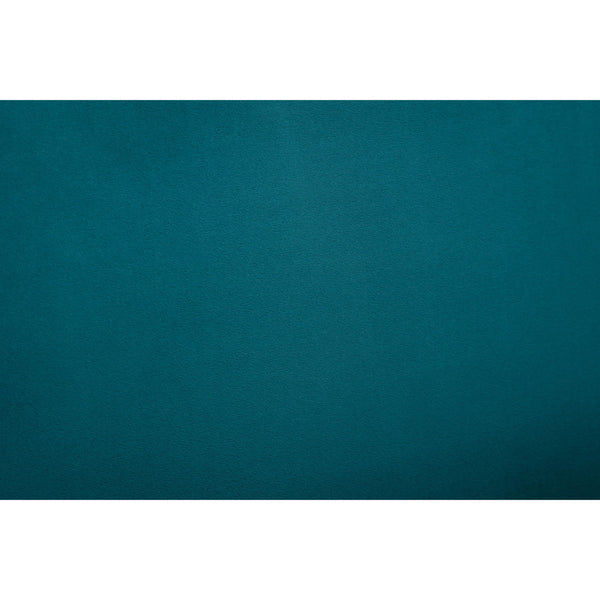 FRIDA CURVED VELVET BED 135CM - TEAL - Living with Luxury