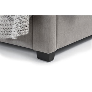 FULLERTON 4 DRAWER 150CM BED - GREY - Living with Luxury