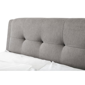 FULLERTON 4 DRAWER 150CM BED - GREY - Living with Luxury