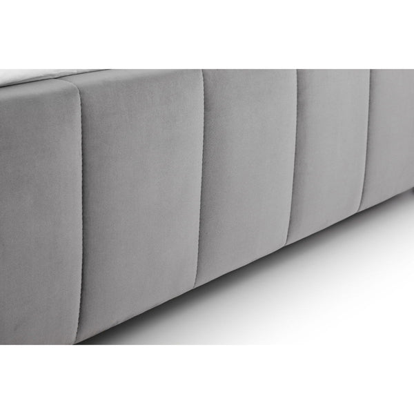 GATSBY BED 135CM - LIGHT GREY - Living with Luxury