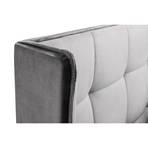 GATSBY BED 135CM - LIGHT GREY - Living with Luxury