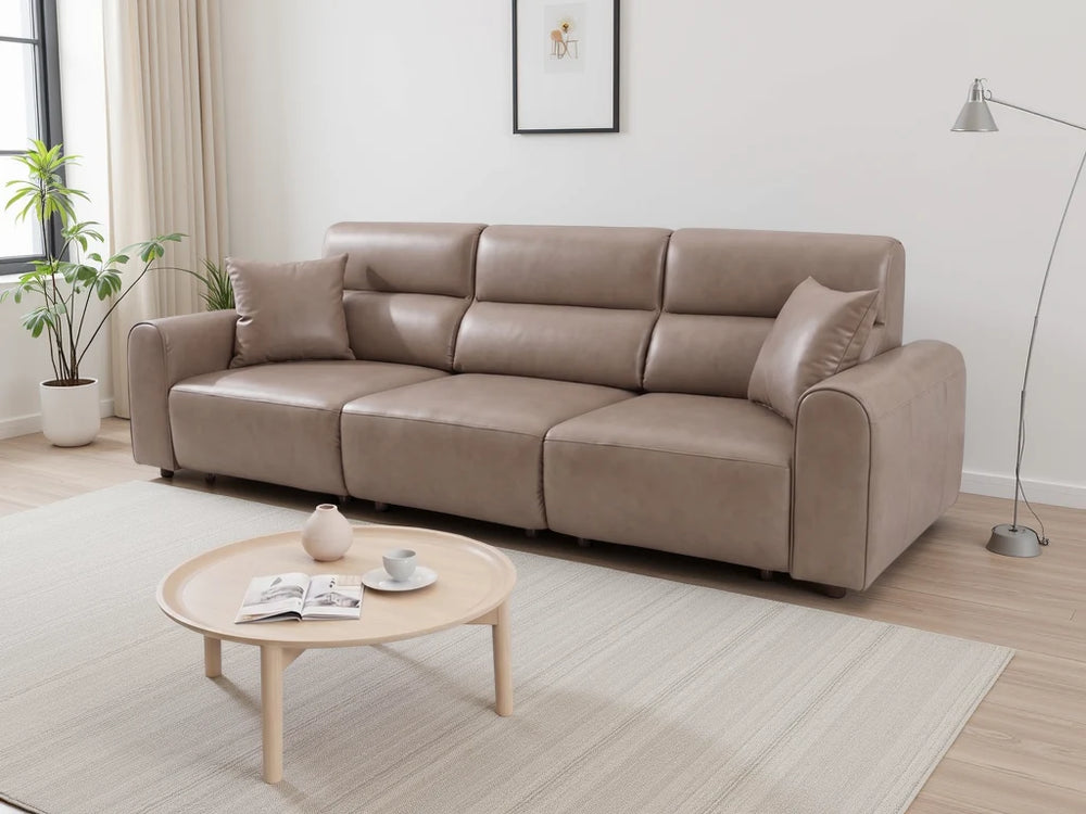 Conway Coffee 3 Seater Electric Recliner Sofa – Stylish Living Room Seating