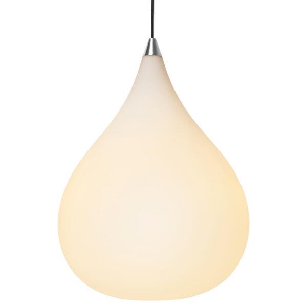 Drops D38 Pendant Light – Opal Glass & Steel
