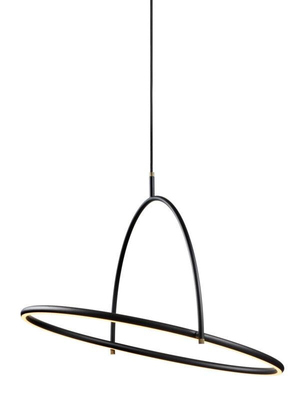 Tilt D60 Chandelier – Black 40W LED