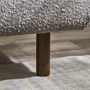Hannah King Bed 150cm - Grey Boucle - Living with Luxury