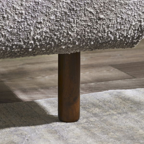 Hannah King Bed 150cm - Grey Boucle - Living with Luxury