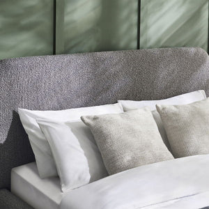 Hannah King Bed 150cm - Grey Boucle - Living with Luxury