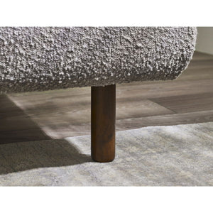 Hannah King Bed 150cm - Grey Boucle - Living with Luxury