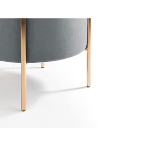 Harrogate Stool Grey - Living with Luxury
