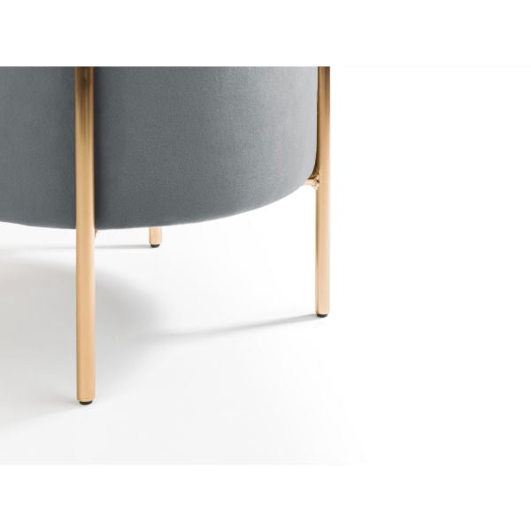 Harrogate Stool Grey - Living with Luxury