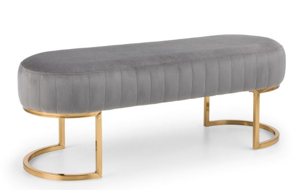 Harrogate Bench Pink - Living with Luxury