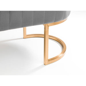 Harrogate Bench Grey - Living with Luxury