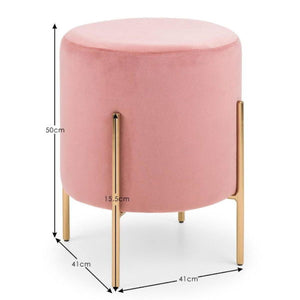 Harrogate Stool Pink - Living with Luxury