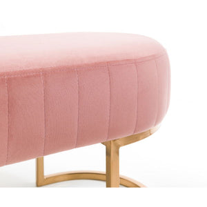 Harrogate Bench Pink - Living with Luxury