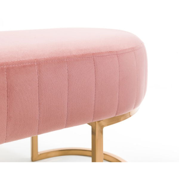Harrogate Bench Pink - Living with Luxury