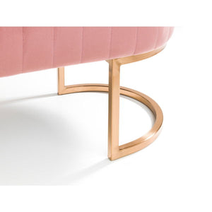 Harrogate Bench Pink - Living with Luxury