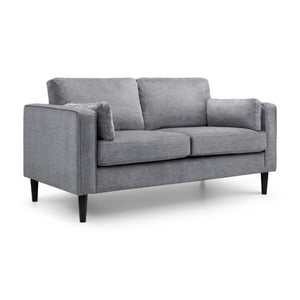 Hayward 2 Seater Sofa Grey Chenille Fabric - Living with Luxury