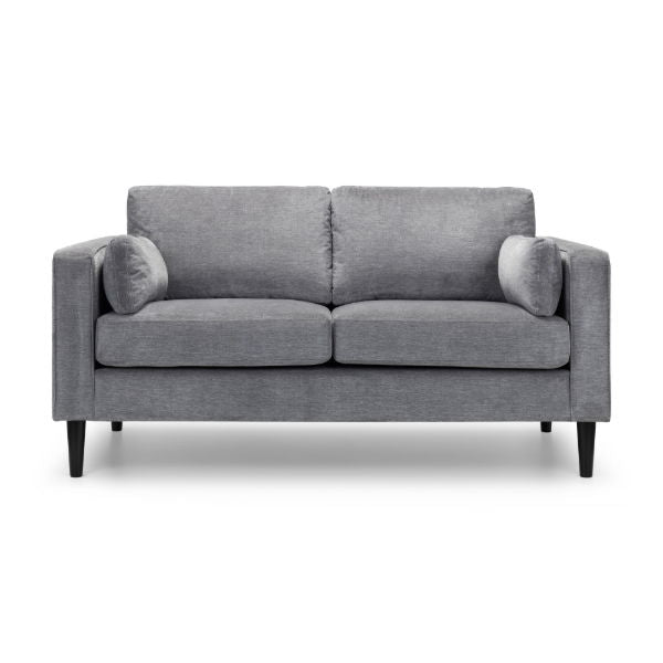 Hayward 2 Seater Sofa Grey Chenille Fabric - Living with Luxury