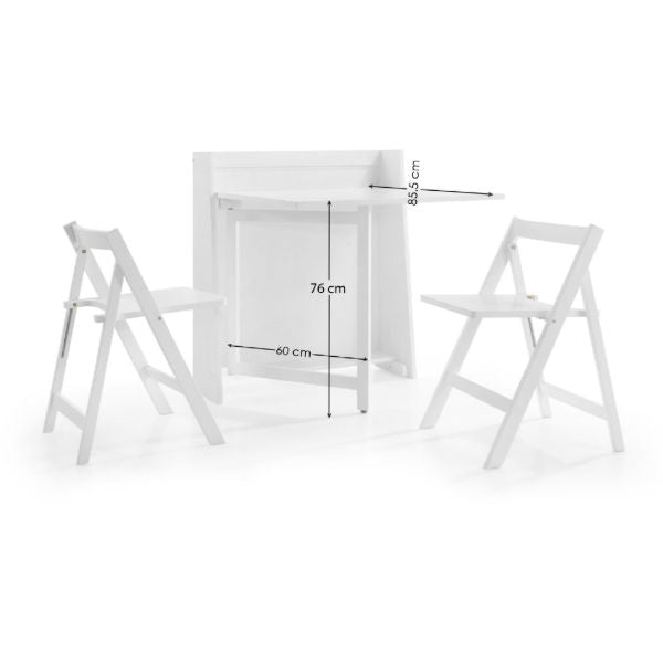 Helsinki Compact Folding Dining Set - Living with Luxury