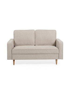 Henrietta Beige Upholstered 2 Seater Sofa - Living with Luxury