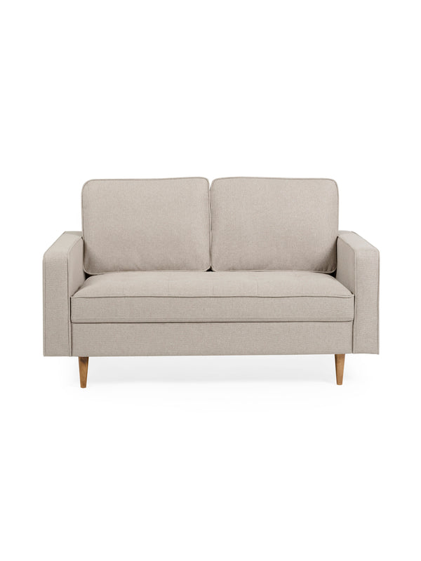 Henrietta Beige Upholstered 2 Seater Sofa - Living with Luxury