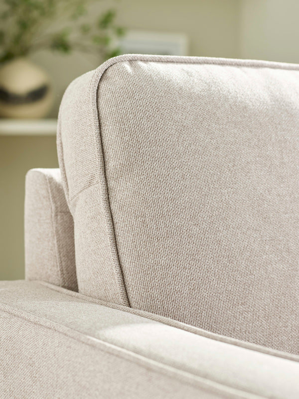 Henrietta Beige Upholstered 2 Seater Sofa - Living with Luxury