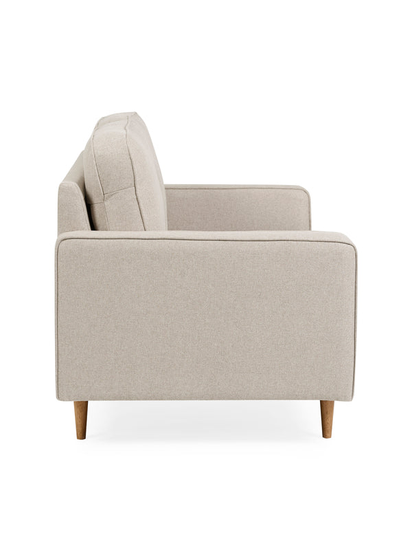 Henrietta Beige Upholstered 2 Seater Sofa - Living with Luxury