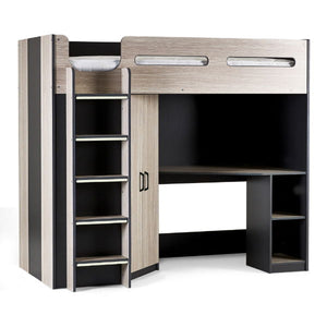 Hercules High Sleeper - Woodgrain & Anthracite - Living with Luxury