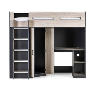 Hercules High Sleeper - Woodgrain & Anthracite - Living with Luxury