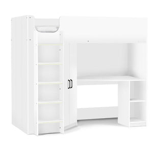 Hercules High Sleeper - All White - Living with Luxury