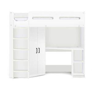 Hercules High Sleeper - All White - Living with Luxury