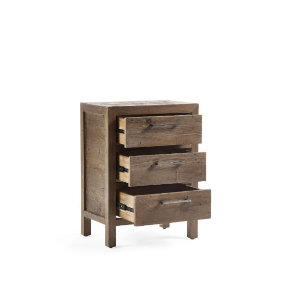 Heritage 3 Drawer Bedside - Living with Luxury