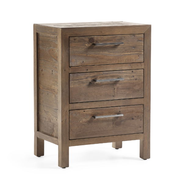 Heritage 3 Drawer Bedside - Living with Luxury