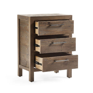 Heritage 3 Drawer Bedside - Living with Luxury