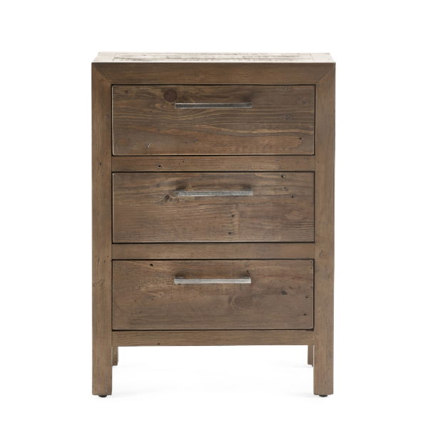 Heritage 3 Drawer Bedside - Living with Luxury