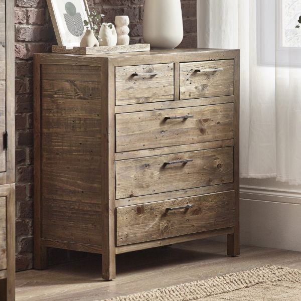 Heritage 3+2 Drawer Chest - Living with Luxury