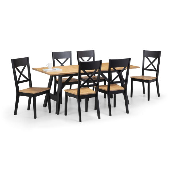 Hockley Table Black/Oak - Living with Luxury